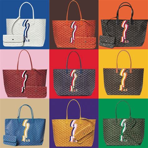 goyard personalization cost